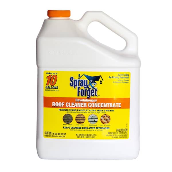 Spray & Forget 1 Gal. Revolutionary Roof Cleaner Concentrate