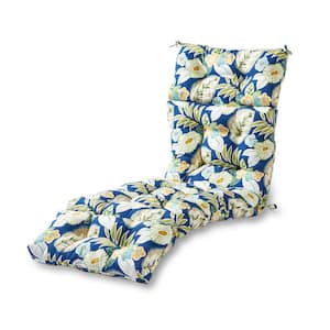 Marlow Floral Outdoor Chaise Lounge Cushion