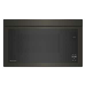 30 in. W 1.1 cu. ft. Black Stainless Steel Flush Built-In 1000-Watt Over-the-Range Microwave