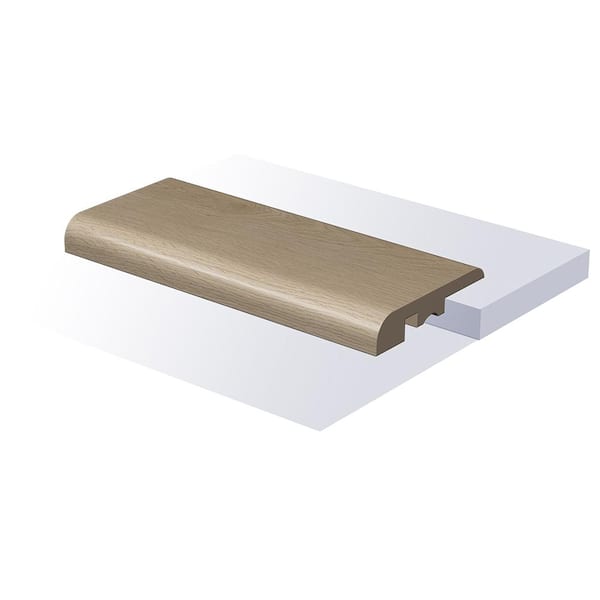 SELKIRK FLOORS Tumbled Sea Glass 0.35 in. T x 1.57 in. W x 94 in. L Waterproof Vinyl End Cap Moulding