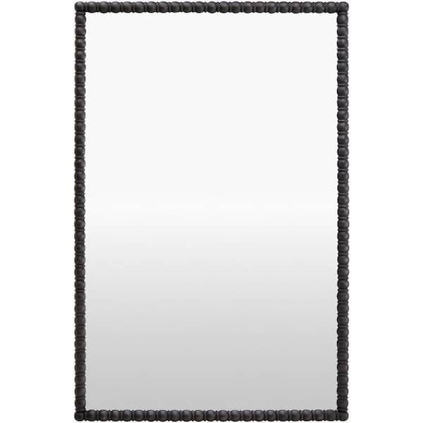 Galey Alix x Liva Bliss Karling Blair Traditional Full-Length Mirror, 72 in. H x 47 in. W x 3 in. D, Black