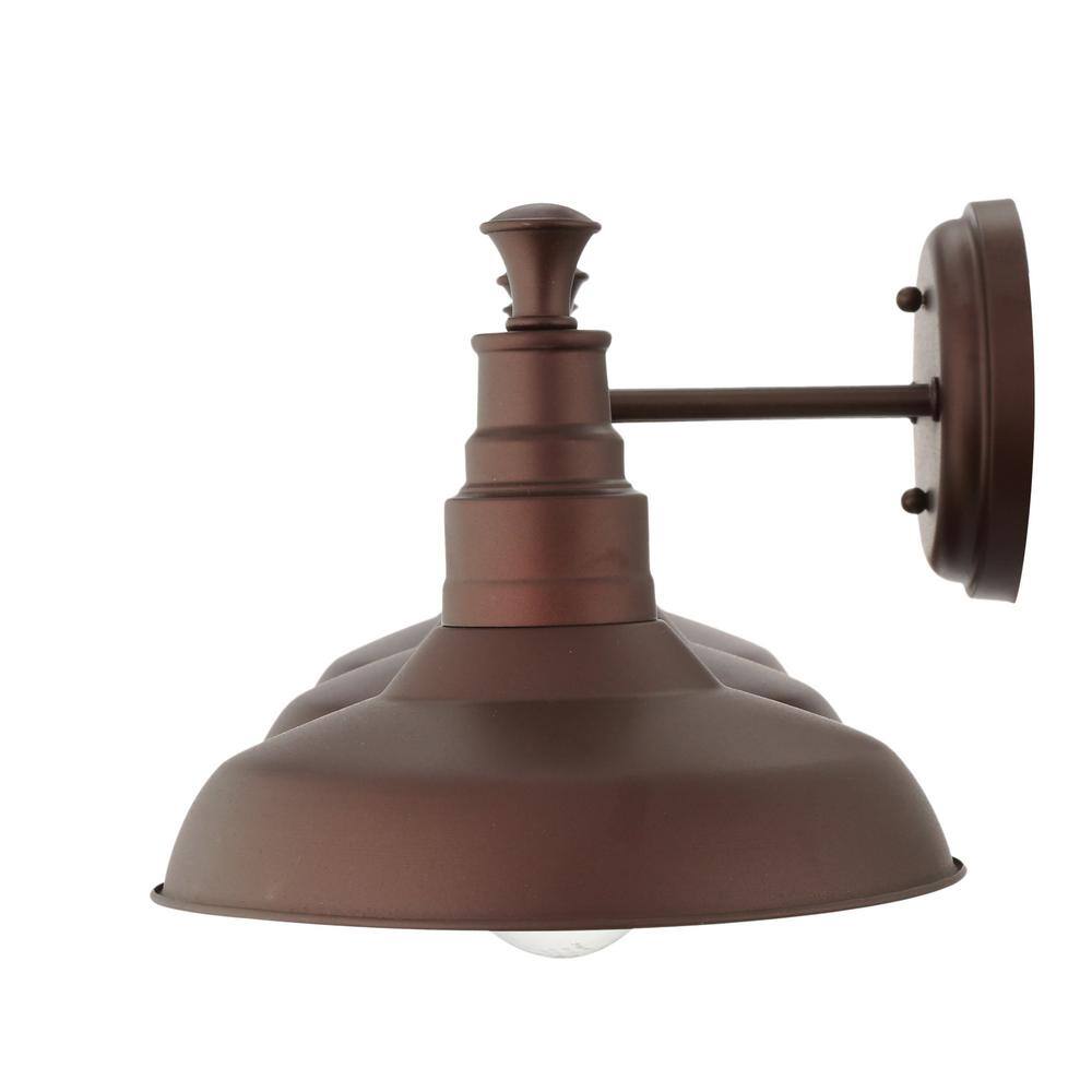 Kimball Textured Coffee Bronze 3-Light Industrial Vanity Light