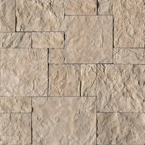 Terrado Oakwood Beige 16 in. x 12 in. Natural Finish Cement Stone Look Wall Tile (6.5 sq. ft./Case)