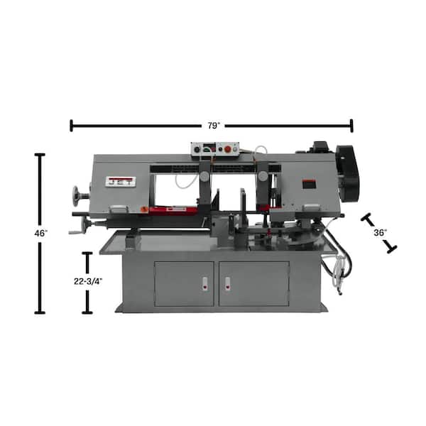 Jet 10 in. x 18 in. Metalworking Horizonal Dual Mitering Bandsaw