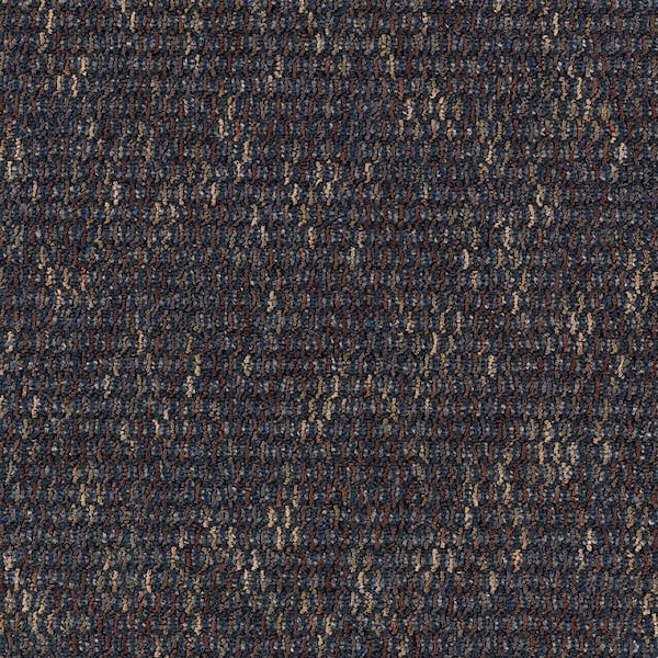 Social Network IV  - Lagoon - Blue 21 oz. Nylon Loop Installed Carpet