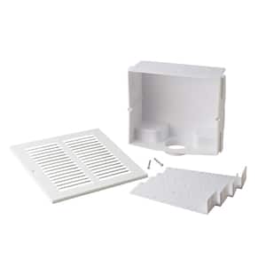 Sure-Vent Air Admittance Valve Wall Box with Metal Vent Cover