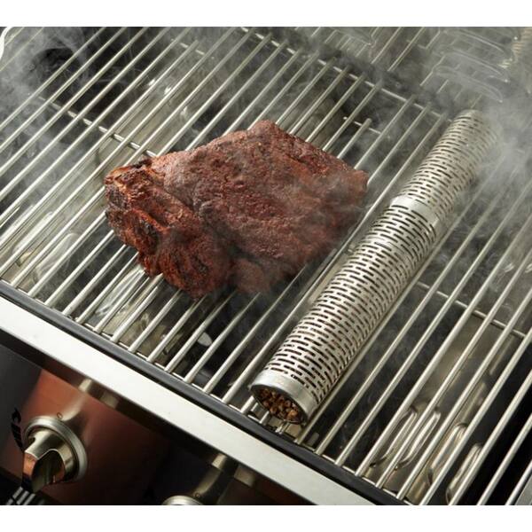 BBQ Grill Smoker Tube Barbecue Wood Pellet Cold Smoking Box Grilling Meat USA 