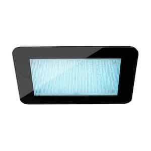 12.62 in. W. ChromaTherapy Light with LED Clusters in Black