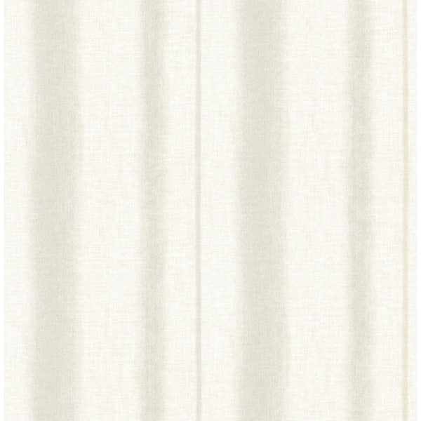 A-Street Prints Alena Light Grey Soft Stripe Matte Paper Non-Pasted Wallpaper
