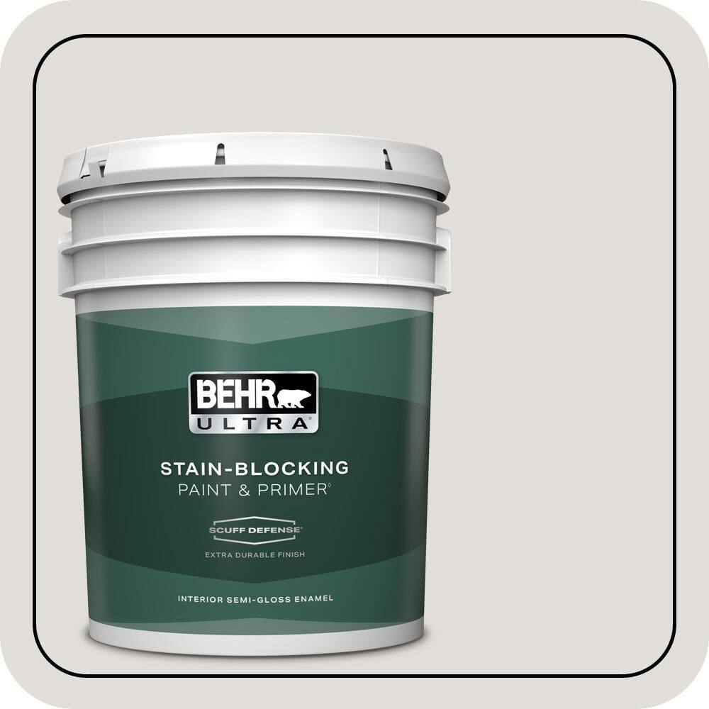 5 gal. #PWN-63 Abalone Shell Extra Durable Semi-Gloss Enamel Interior Paint & Primer price history on PriceWatchPro