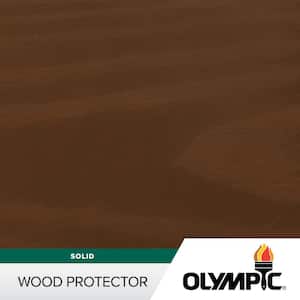 Wood Protector 1 gal. SC-1016 Chestnut Brown Exterior Solid Stain Plus Sealer in One