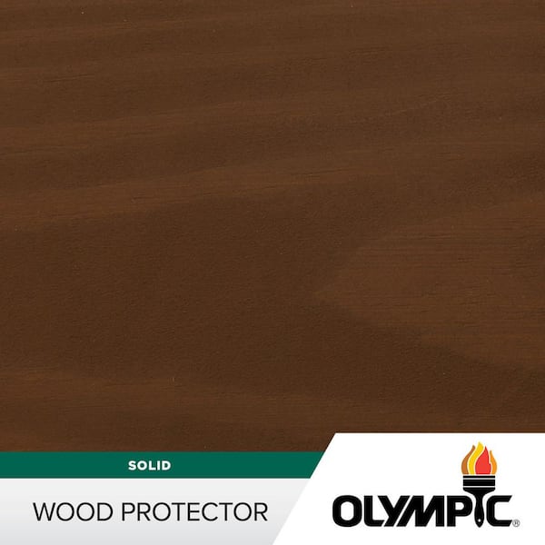 Wood Protector 1 gal. SC-1016 Chestnut Brown Exterior Solid Stain Plus Sealer in One