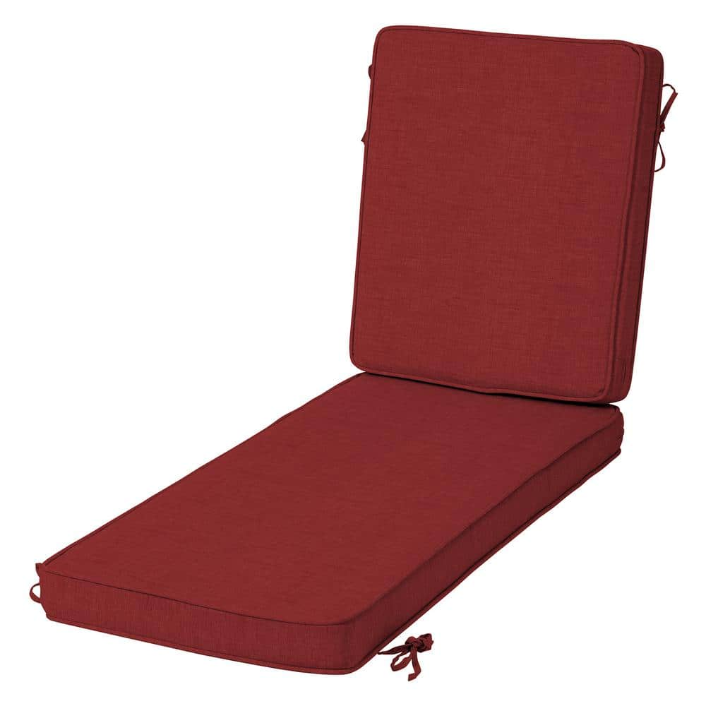 ARDEN SELECTIONS Modern Outdoor Chaise Cushion 21 X 46 Ruby Red Leala   Arden Selections Chaise Lounge Cushions Tg06h04b D9z1 64 1000 