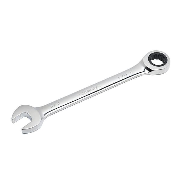Husky 5/8 in. 12-Point SAE Ratcheting Combination Wrench