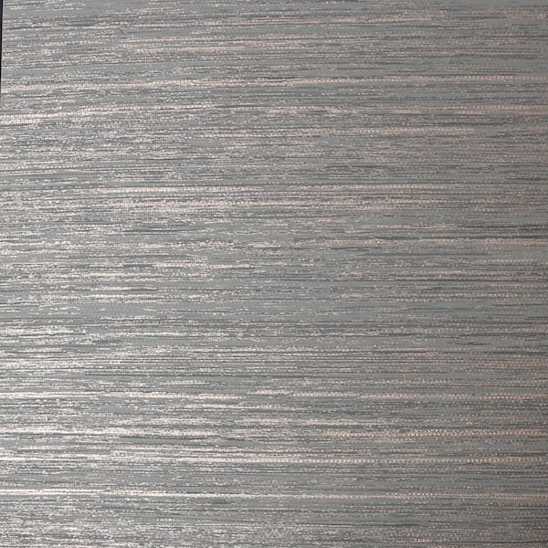 Super Fresco Sisal Texture Grey and Rose Gold Removable Wallpaper