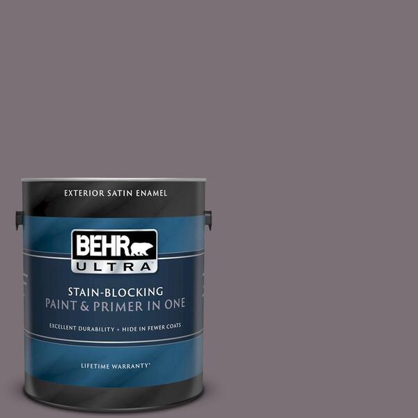 BEHR ULTRA 1 gal. #UL250-3 Echo Satin Enamel Exterior Paint and Primer in One