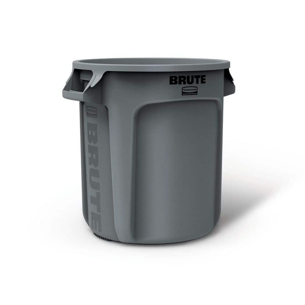 Rubbermaid Commercial Products BRUTE 10 Gal. Grey Round