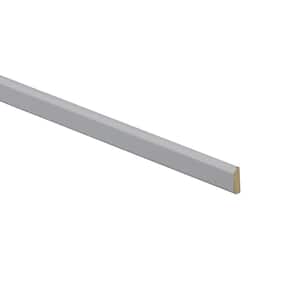 Tremont Pearl Gray Painted Plywood Shaker Stock Assembled Kitchen Cabinet Batten Molding 96 in W x 0.25 in D x 0.75 in H