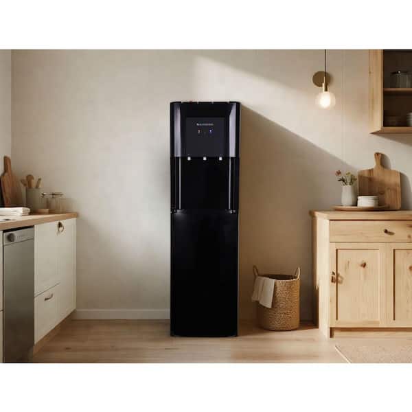 Black Bottom Load Water Dispenser