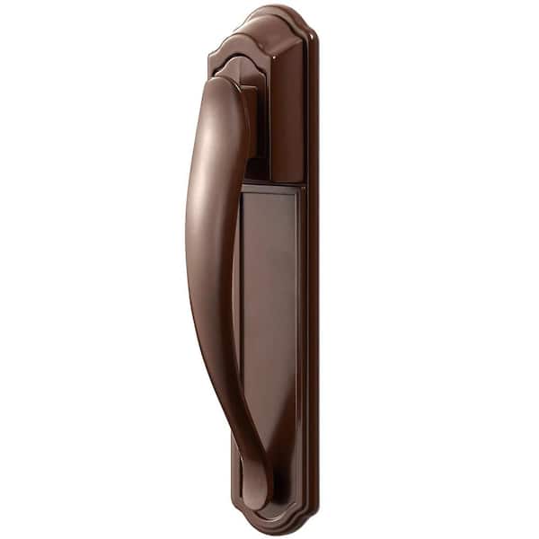 Ideal Security Inc. DX Brown Pull Handle Set with Back Plate