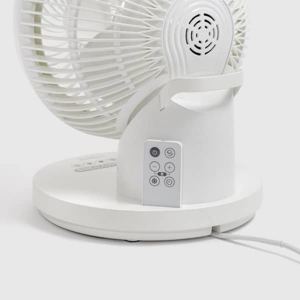 WOOZOO 360 barrel ホワイト Woozoo WOOZOO 360° Oscillating Fan with Remote and Timer, 3 Speed