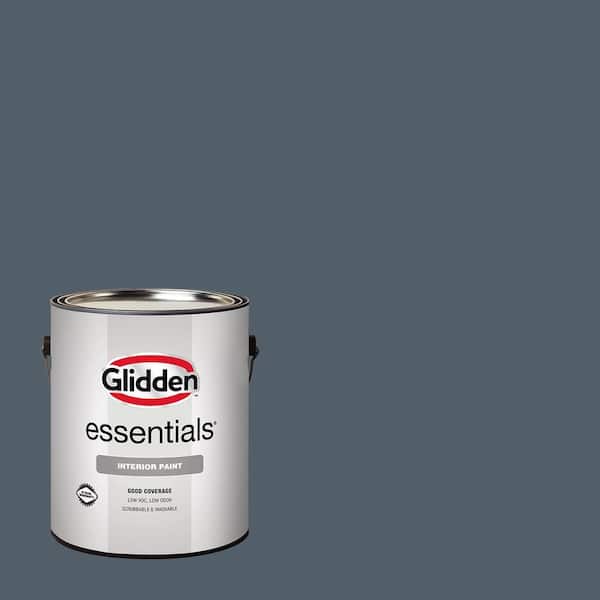 Glidden Essentials 1 gal. PPG1040-7 Goblin Semi-Gloss Interior Paint