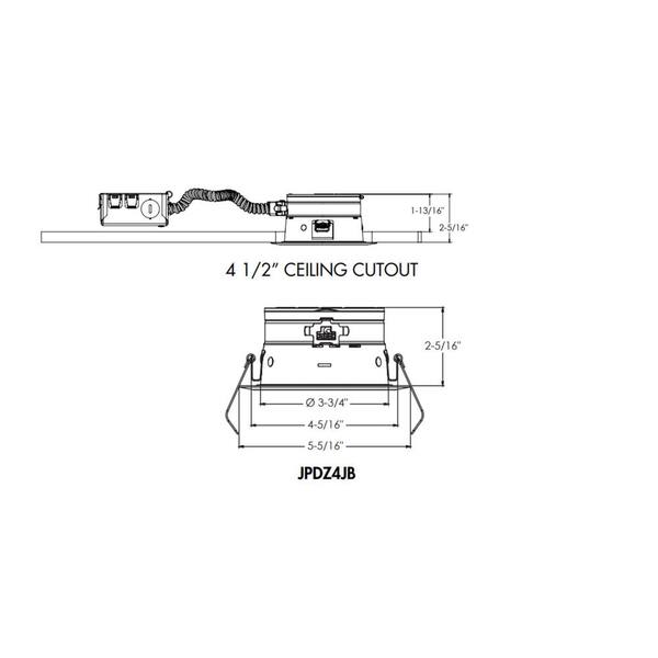 Juno Podz Universal Remodel Junction Box, 120V