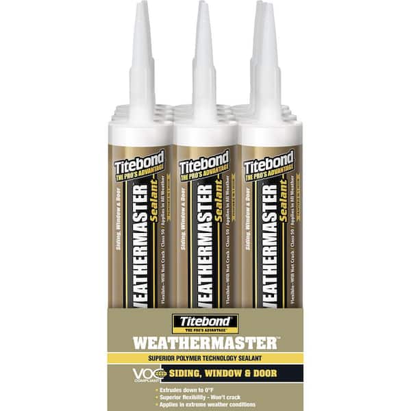 9.5 oz. Clear WeatherMaster Exterior Sealant (12-Pack)