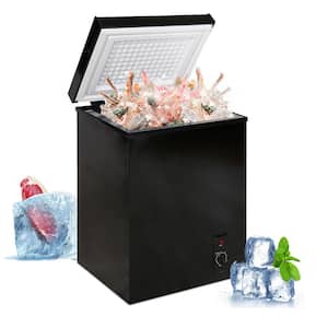 Koolatron Compact Chest Freezer 5.0 cu. ft. (142L), White, Manual Defrost,  Flat Back, Hanging Storage Basket - Yahoo Shopping