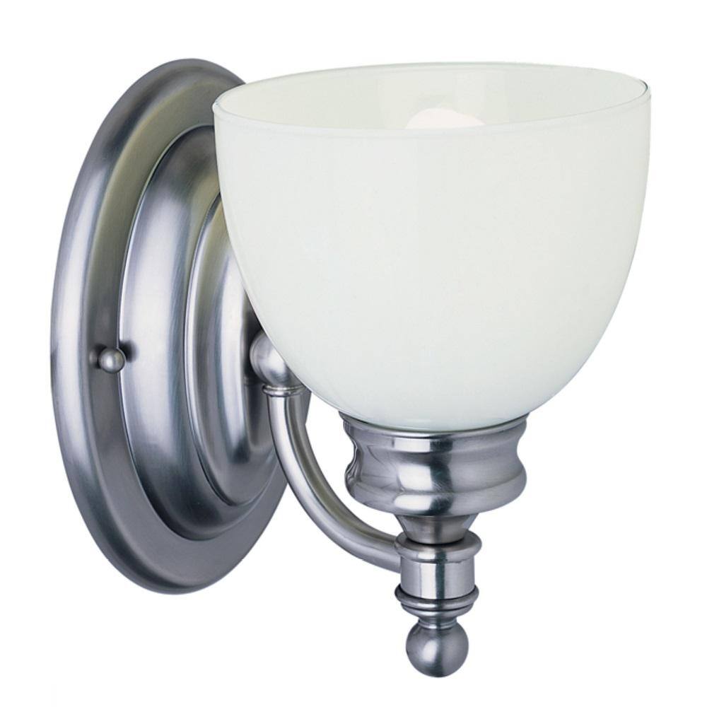 UPC 736916202008 product image for Bel Air Lighting Kovacs 1-Light Antique Nickel wall Sconce with Frosted Glass Sh | upcitemdb.com