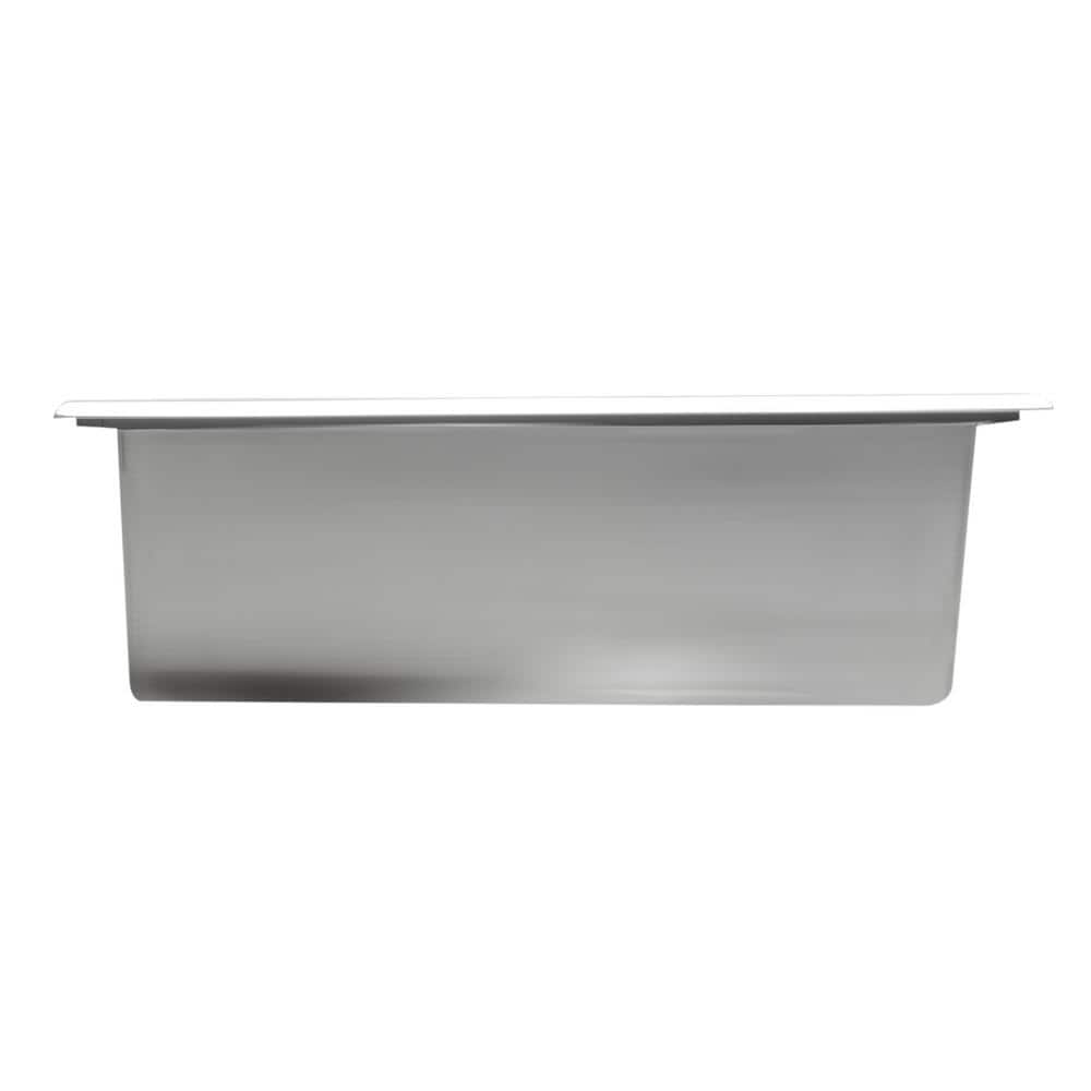Polished Stainless Steel Double Shelf Shower Niche