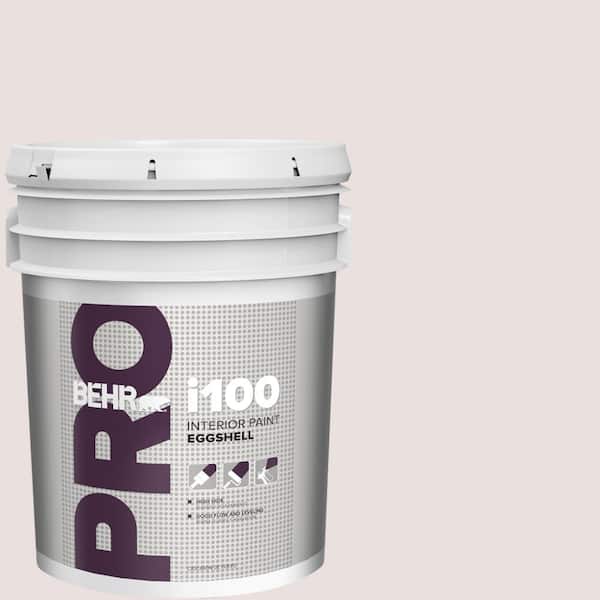 BEHR PRO 5 gal. #PR-W06 Prelude To Pink Eggshell Interior Paint