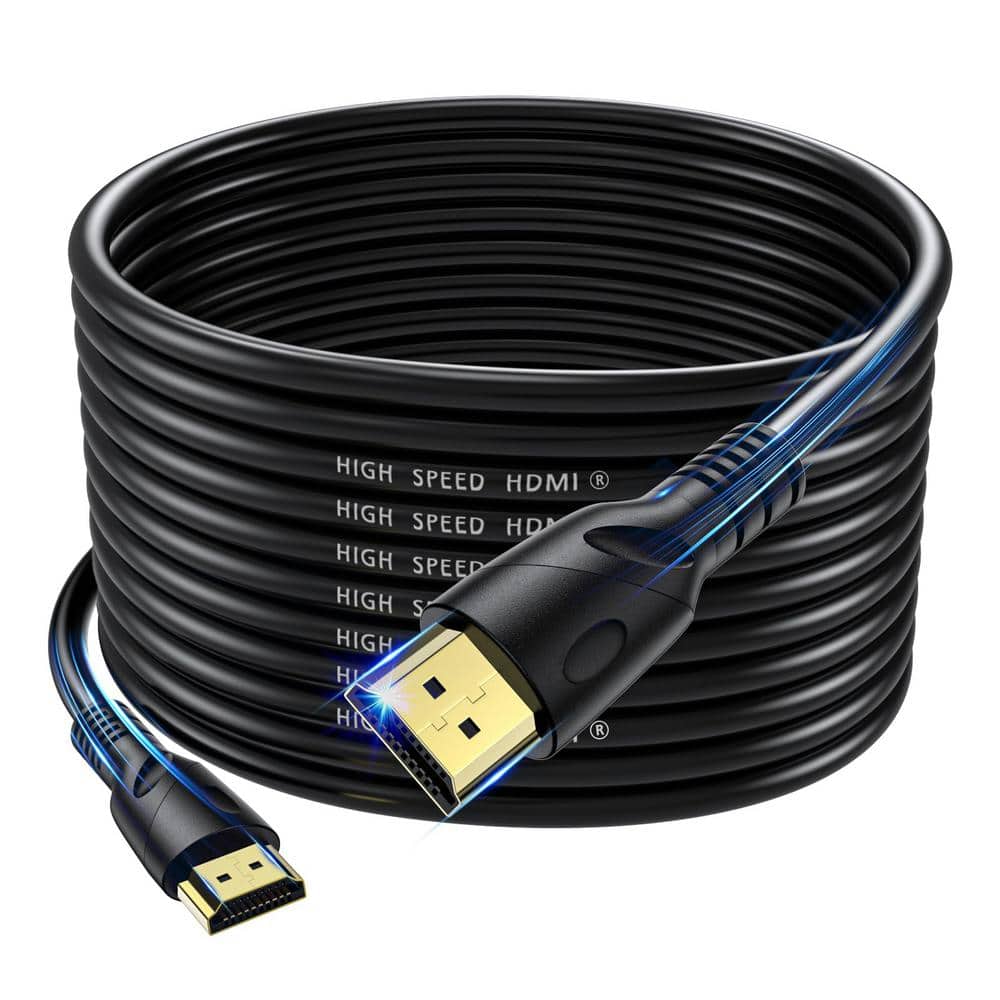 EKIEUDL Quality 50 ft. RG6 Shielded Gold Plated HDMI Cable Wire