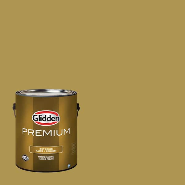 Glidden Premium 1 gal. PPG1108-7 Obsession Satin Exterior Latex Paint