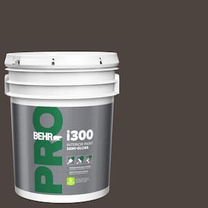 5 gal. #PPU5-01 Espresso Beans Semi-Gloss Interior Paint