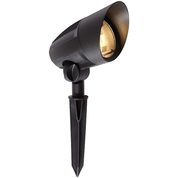 Low Voltage 50-Watt Black Outdoor Landscape Flood Light T3 Halogen Bulb Low Voltage 50-Watt Black Outdoor Landscape Flood Light T3 Halogen Bulb