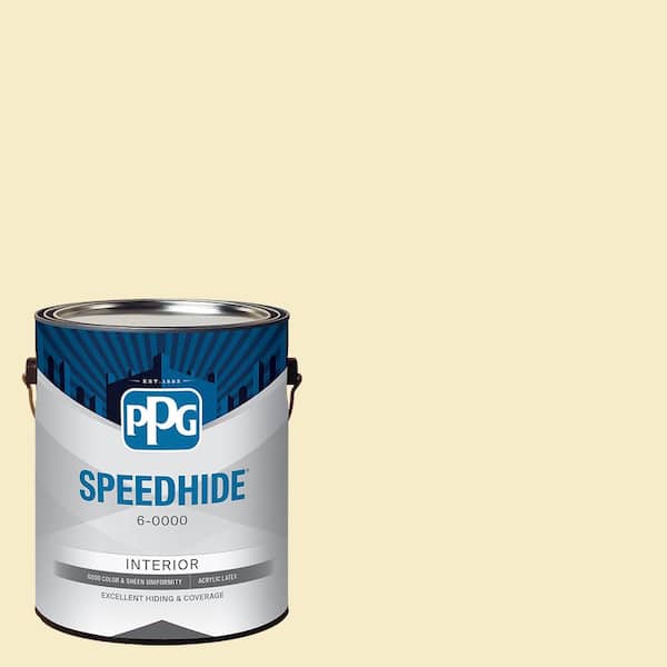 1 gal. PPG1206-3 Shiny Silk Satin Interior Paint