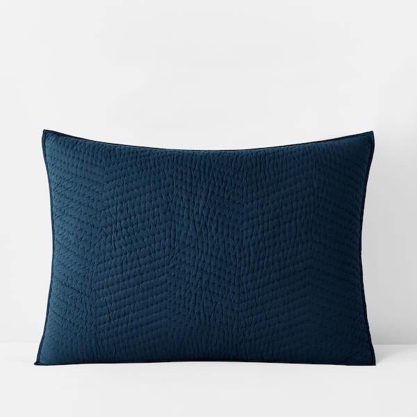The Company Store Company Cotton Deep Teal Cotton Voile Standard Sham
