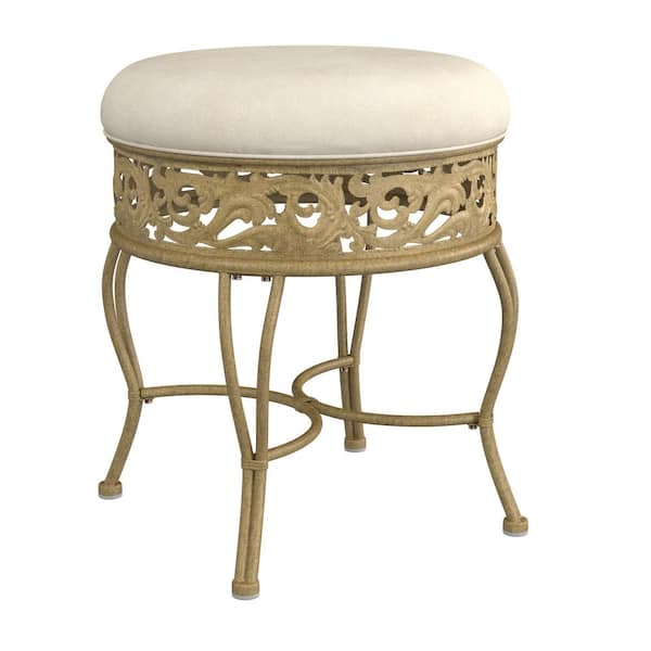 Hillsdale Furniture Villa III Antique Beige/Fawn Vanity Stool