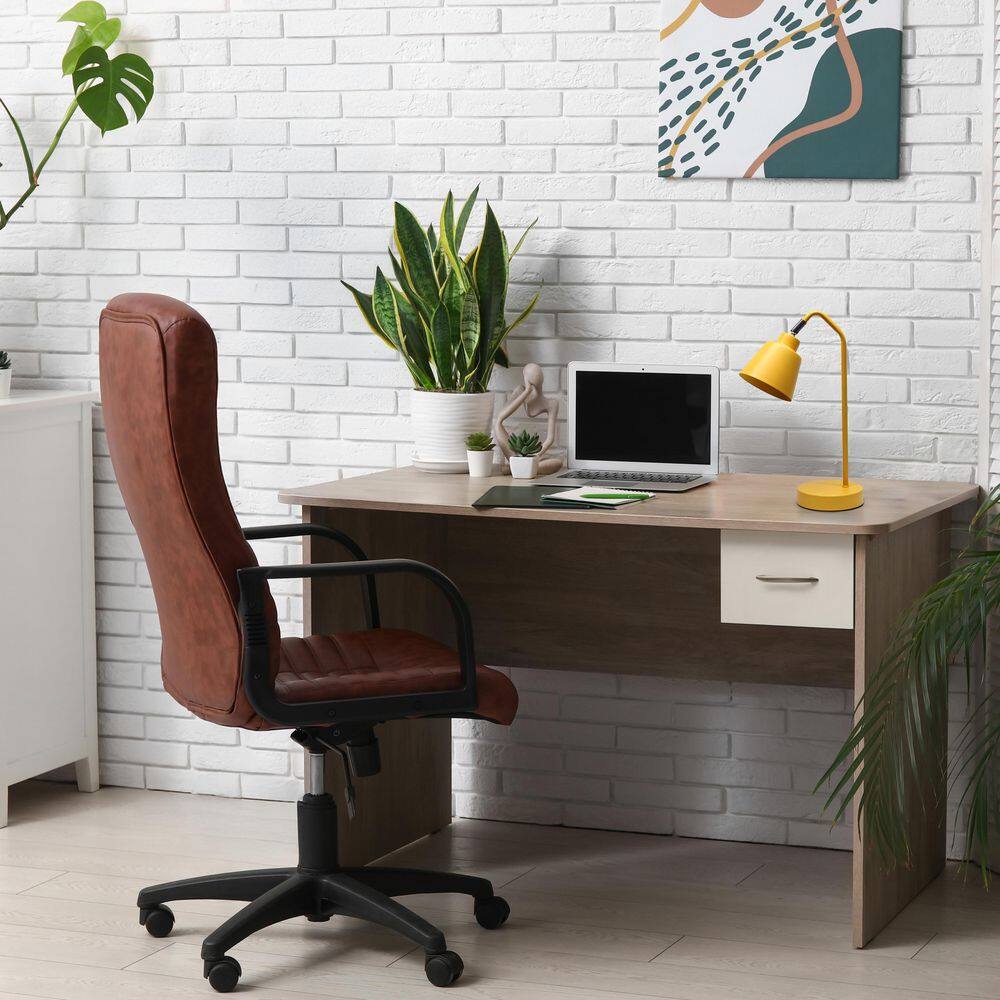 "16"" Sleek Essentials Adjustable Metal Desk Task Lamp, for Office, Desk, Nightstand, Dorm, Yellow" price history on PriceWatchPro