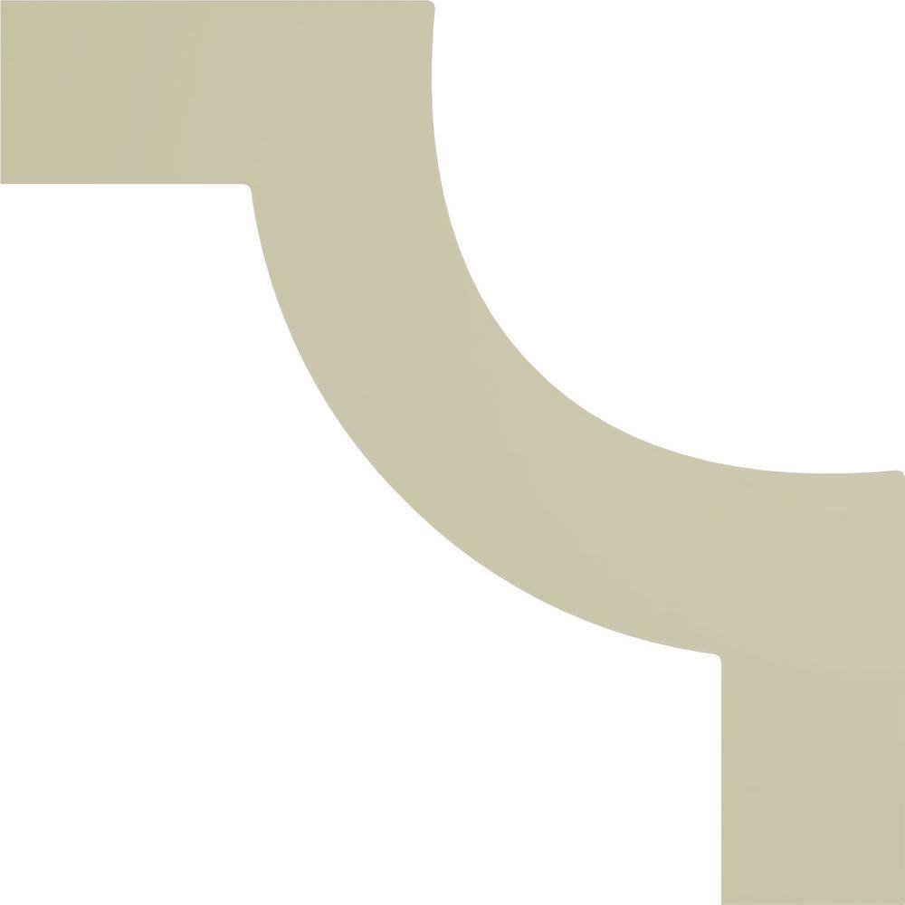 Aberdeen Primed Urethane Crown Moulding Corner 8 1/8" x 8 1/4"