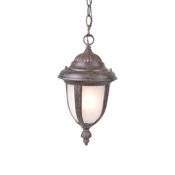 Acclaim Lighting Monterey Collection Hanging Lantern 1-Light Outdoor Black Coral Light Fixture
