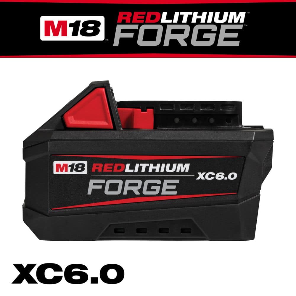 Milwaukee M18 18V Lithium-Ion REDLITHIUM FORGE 6.0 Ah Battery Pack 48-11-1861