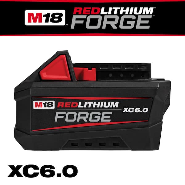 Milwaukee M18 18V Lithium-Ion REDLITHIUM FORGE 6.0 Ah Battery Pack