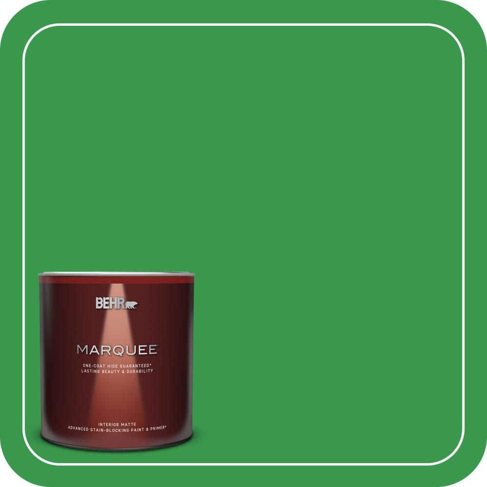 1 qt. #450B-6 Formal Garden Matte Interior Paint & Primer product image for price tracking