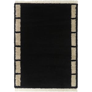 Rohan Black/Beige 8 ft. x 10 ft. Area Rug