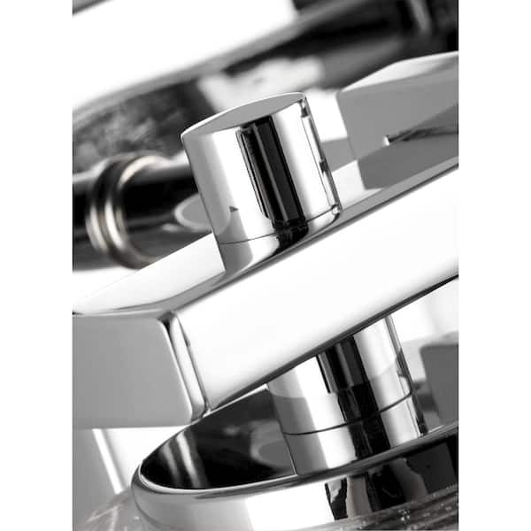 Generation Lighting - Mercer 2-Light Modern Chrome Bathroom Vanity Light