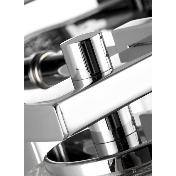 Generation Lighting - Mercer 2-Light Modern Chrome Bathroom Vanity Light