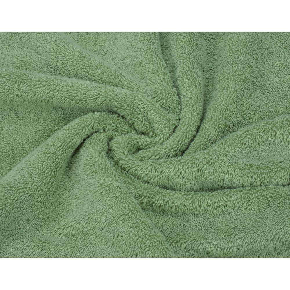 Sage Green Turkish Cotton 6-Piece Towel Set