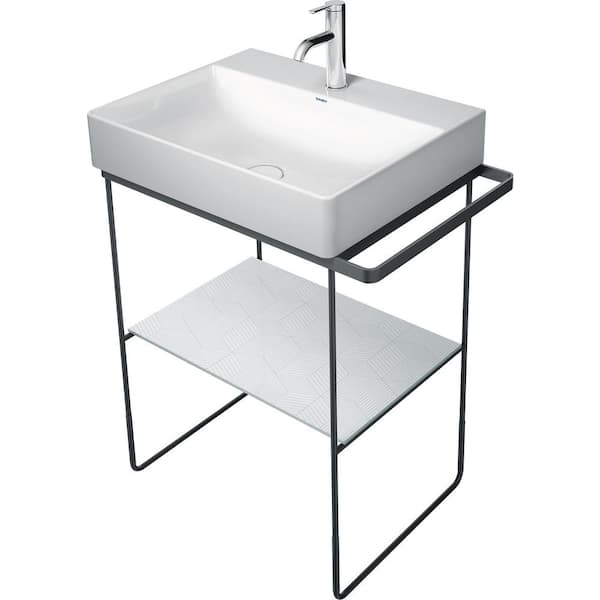 Duravit DuraSquare Brass Sink Console Legs in Chrome